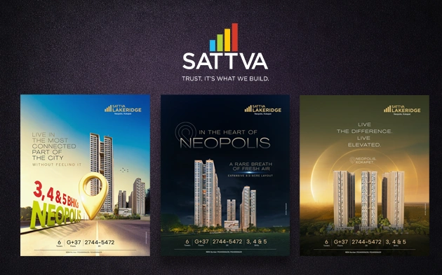 Sattva Lakeridge Ad Creatives